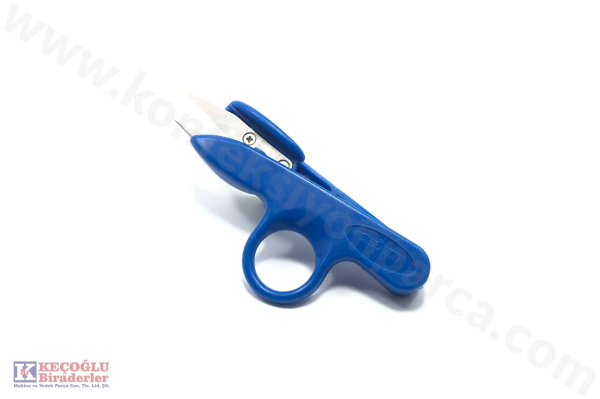 Golden Eagle Plastik İplik Temizleme Makası Kutu (12 Adet) Mavi
