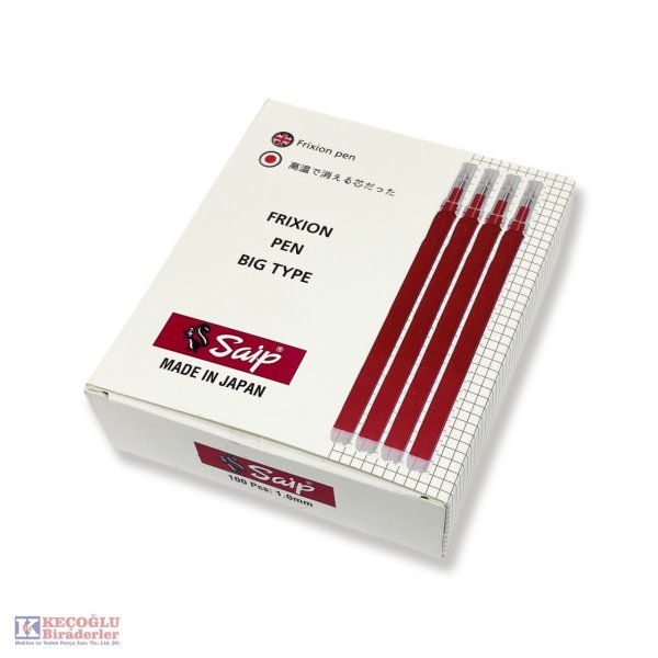 Saip Frixion Isı İle Uçan Kalem 100 - Kırmızı