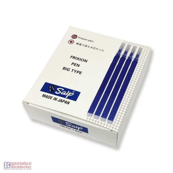 Saip Frixion Isı İle Uçan Kalem 100 - Mavi