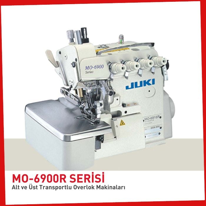 Mo-6916R Juki 5 İp Alt Üst Traspotlu Overlok