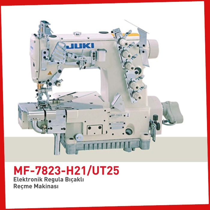 Mf-7823-H21-B56-Ut25-Mc35 Juki Elektroik Burunlu Regula Bıçaklı Etek Reçme