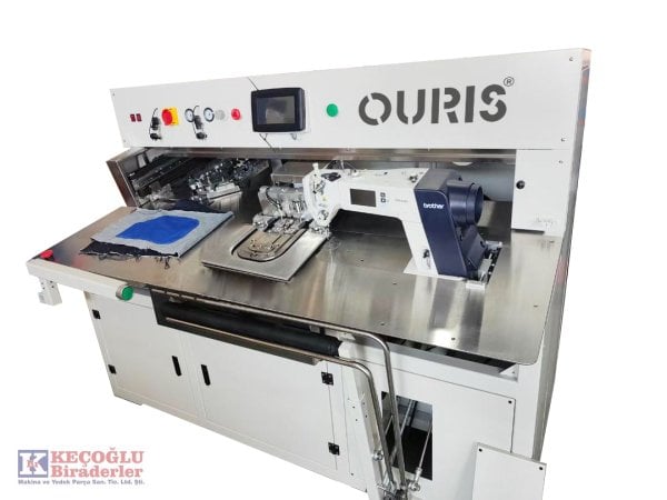 QR-878 Tam Otomatik Arka Cep Takma Makinesi