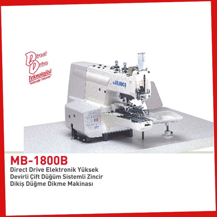 Mb-1800B Dırect Drıve Çift Düğme Sistemli Düğme