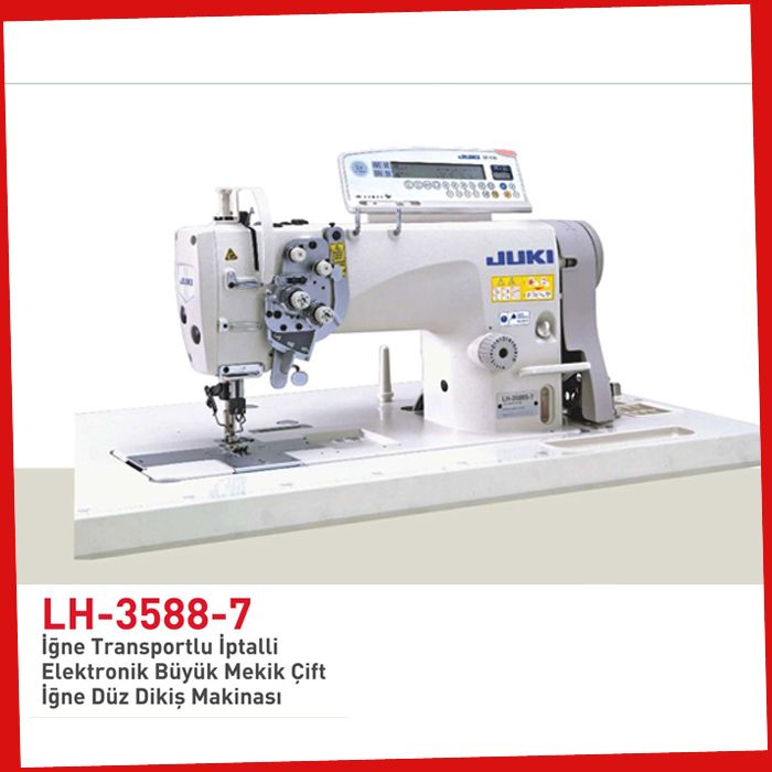 Lh-3588Agf-7 Juki İptalli Mekik Elektronik Çift İğne