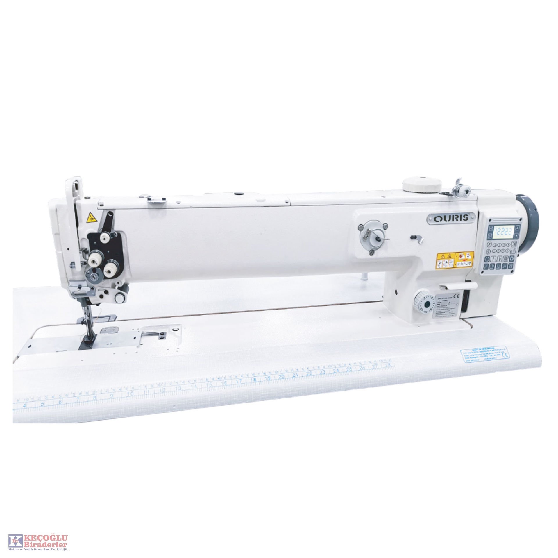 OR-1510N-L25 Uzun Kafa 65 cm Çift Papuç Deri Dikiş Makinesi