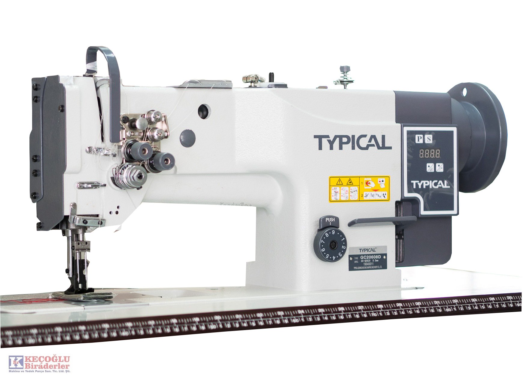 Gc20608D Çift Papuç Çift İğne Deri Makinesi