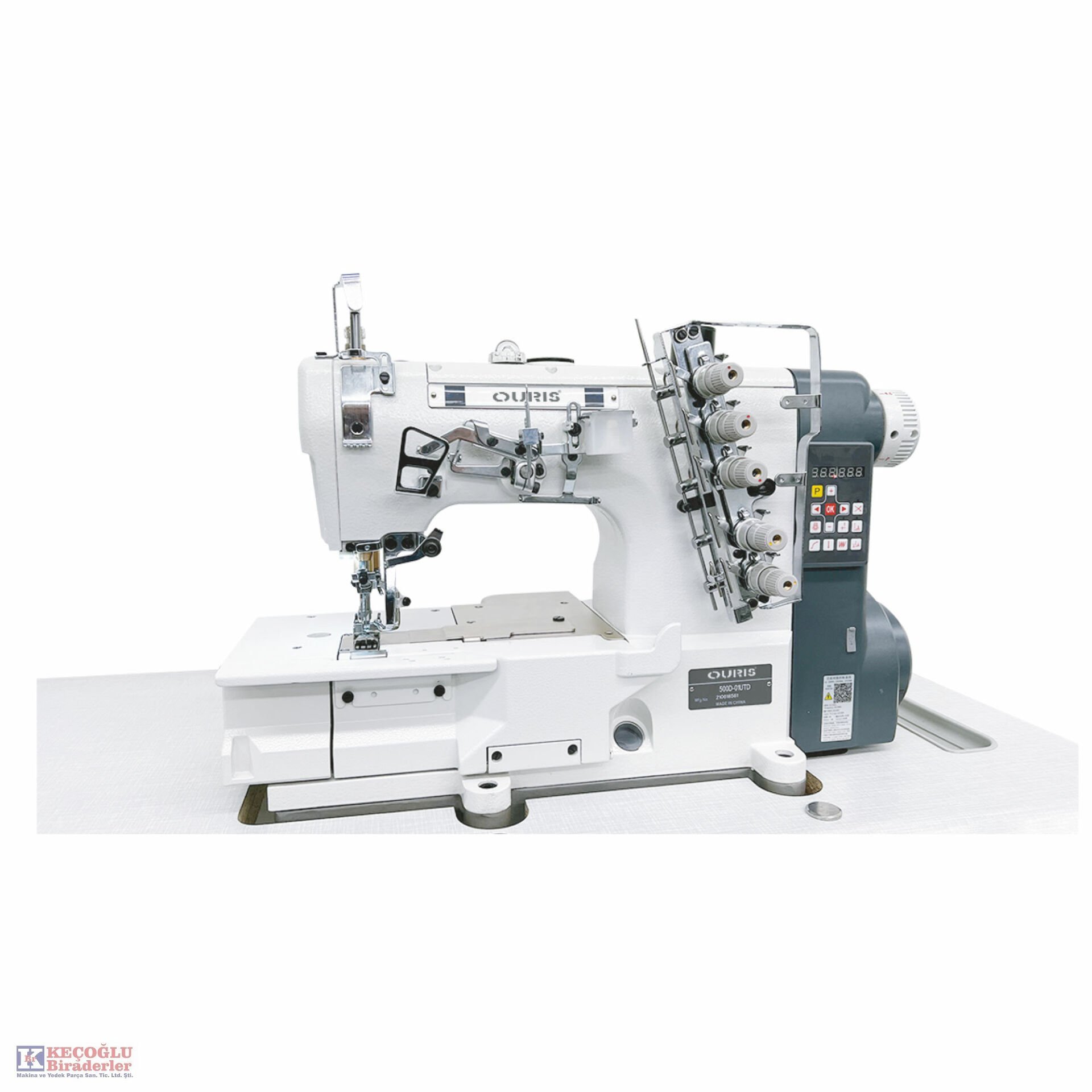 Or-500D-Utd Reçme Makineleri Elektrikli İplik Kesmeli Etek Reçme