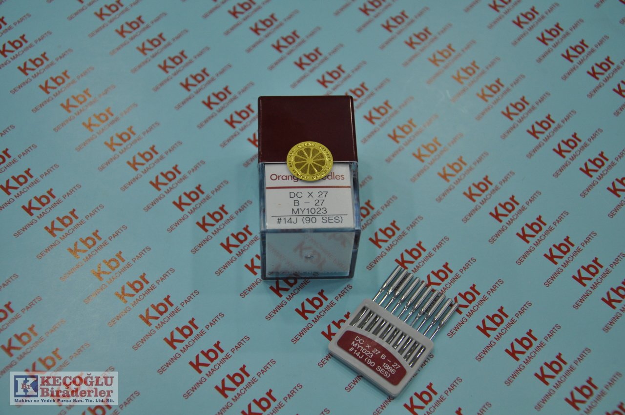 Dcx27 Orange Overlok Makine İgnesi 12X80