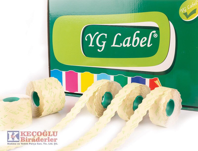 Yg 4 No Renkli Meto Etiketi
