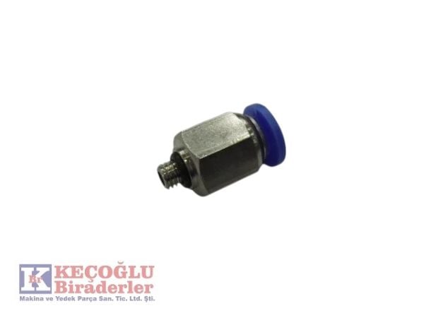 Pünomatik Düz Tip M5-8Mm