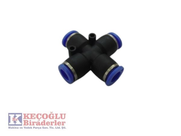 Pünomatik Dörtlü Dağıtıcı 6Mm